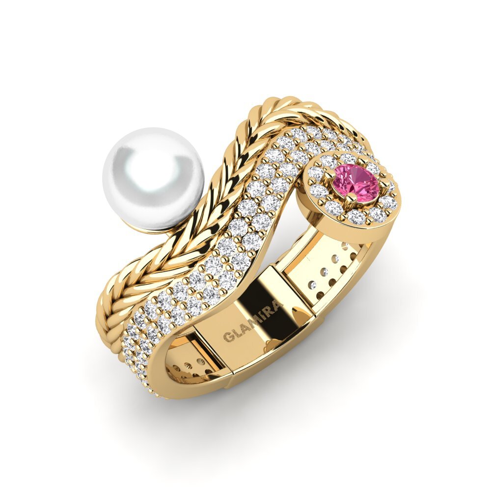 Pink Tourmaline Ring Quvonch