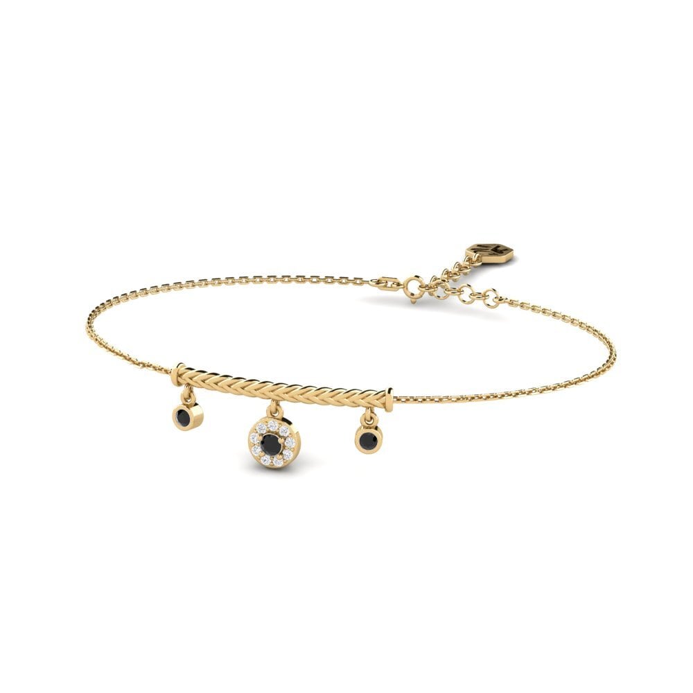 Onyx Noir Bracelet pour femme Vallapena
