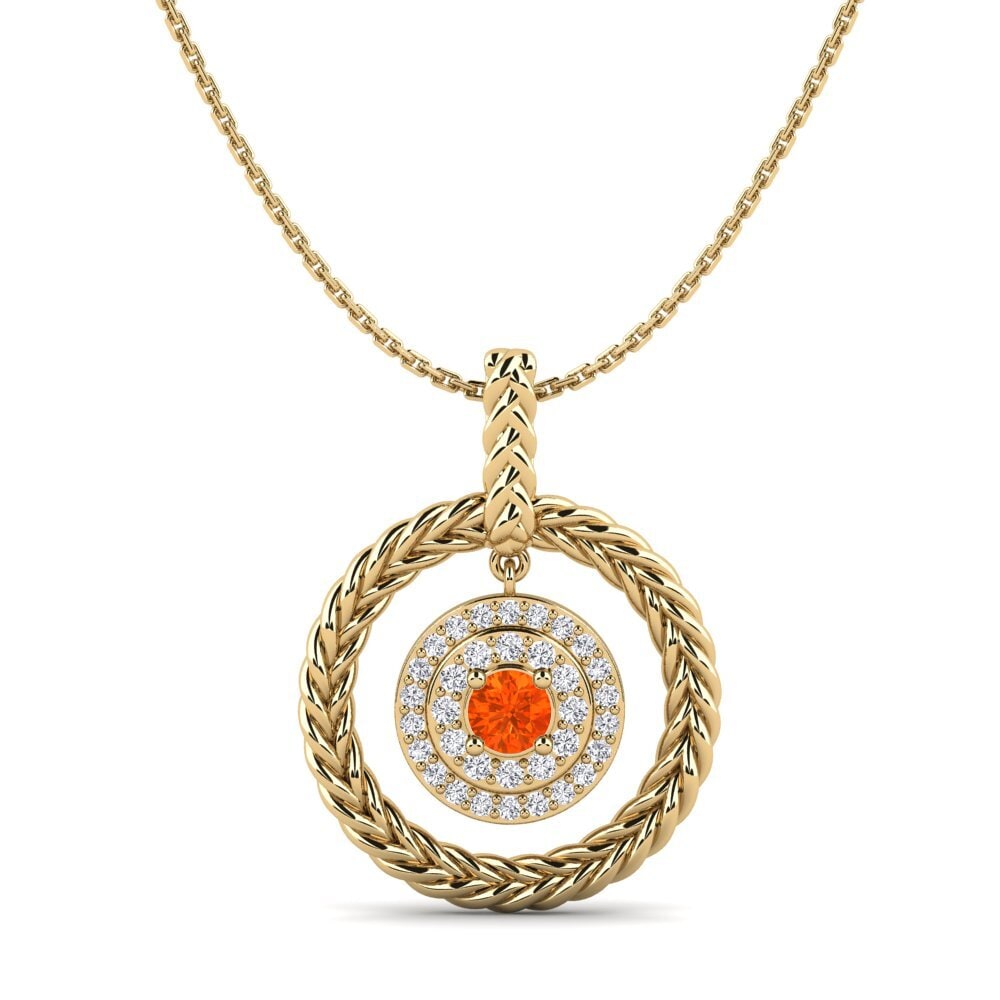 Fire Opal Women's Pendant Vreugde