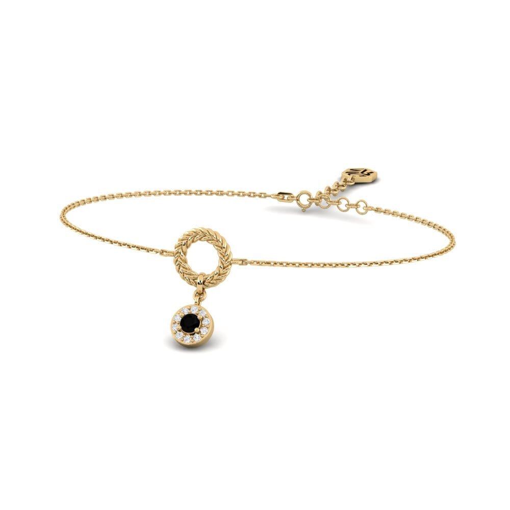 Onyx Noir Bracelet pour femme Werd