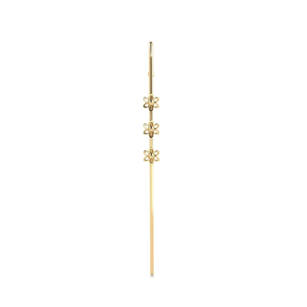 Gelbgold 585 Ohrpiercings Cwidd