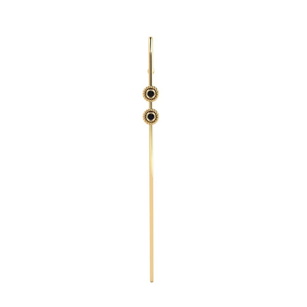 Black Sapphire Ear Piercing Nochev