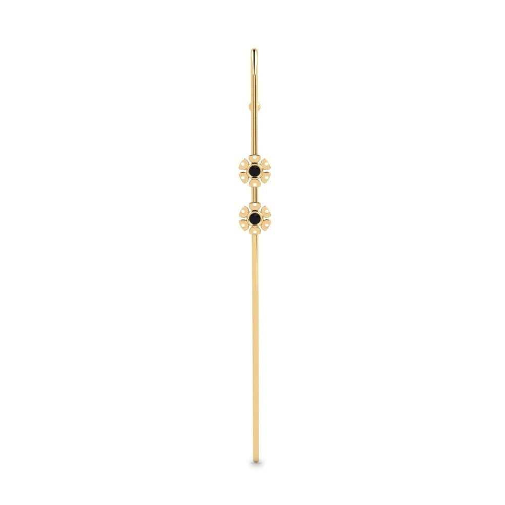Black Sapphire Ear Piercing Phobl
