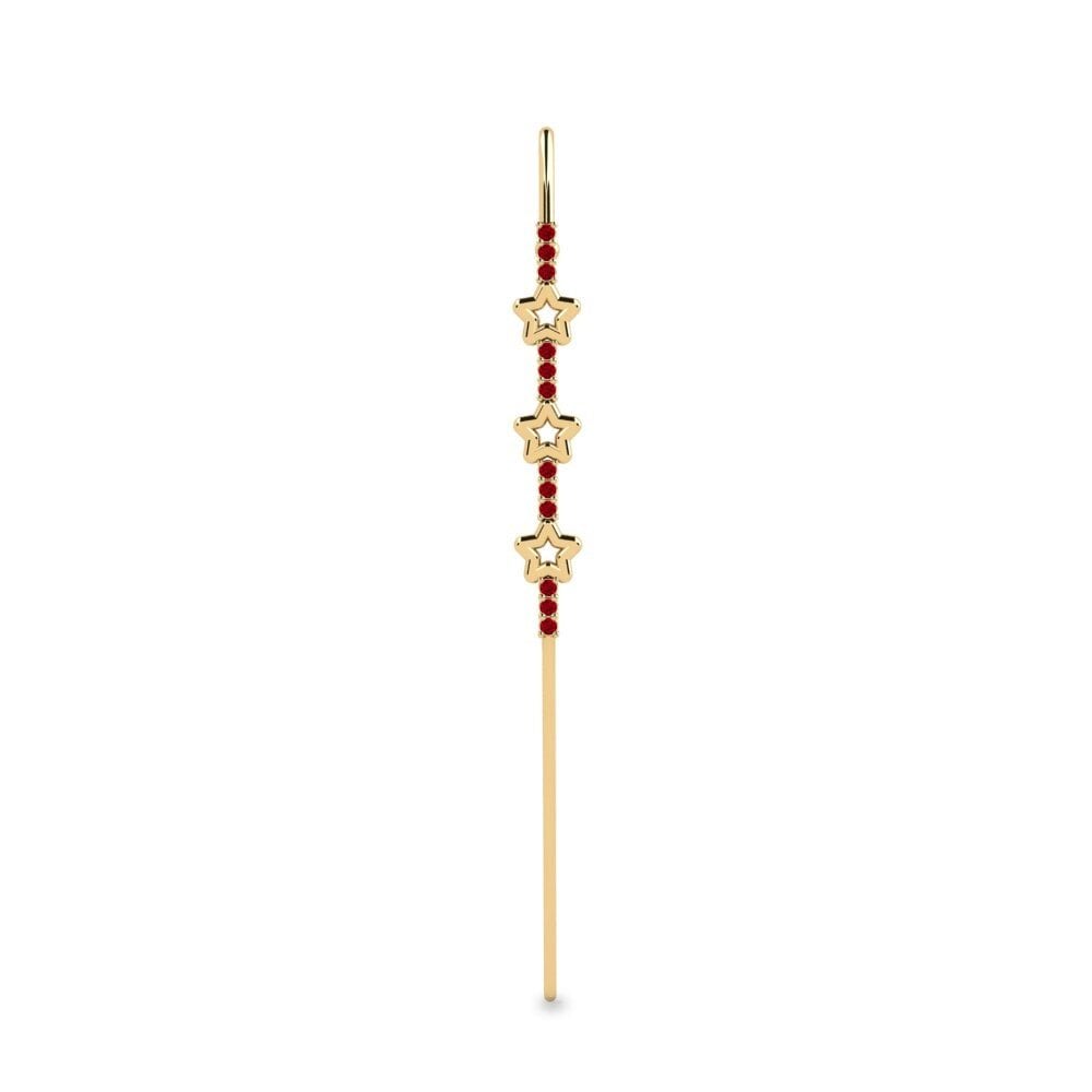 Circonita Roja Pendientes Rihtedr