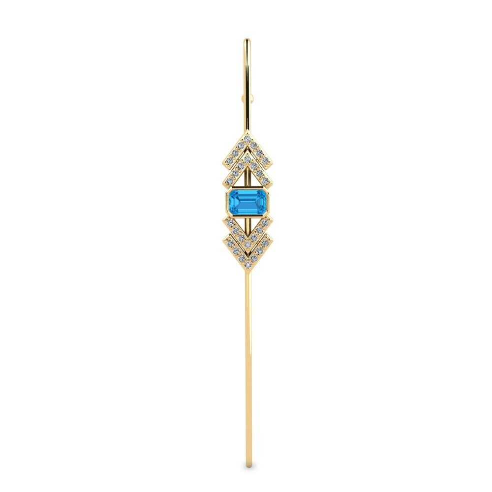 Blue Topaz Ear Piercing Ulimbere