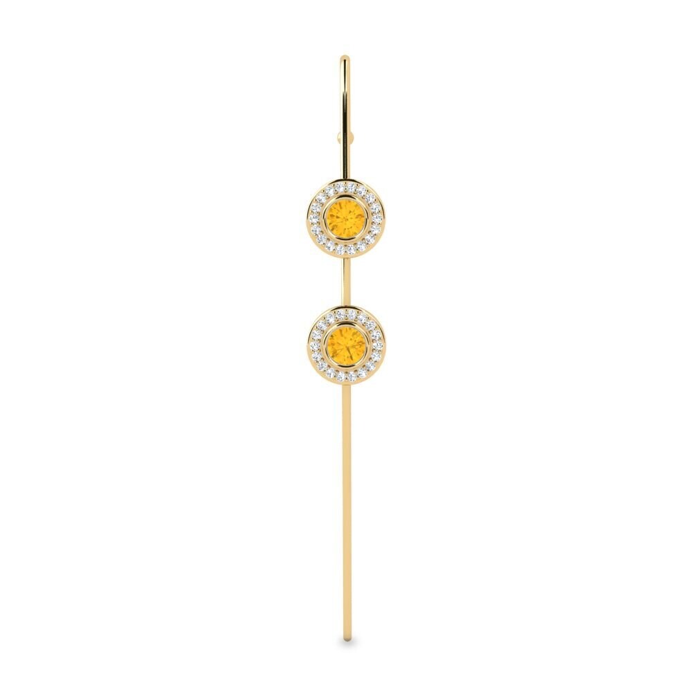 Citrine Ear Piercing Yuans