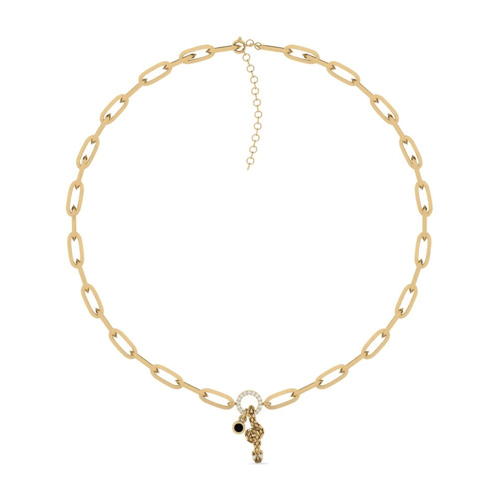 Black Onyx Women's Choker Necklace Assume
