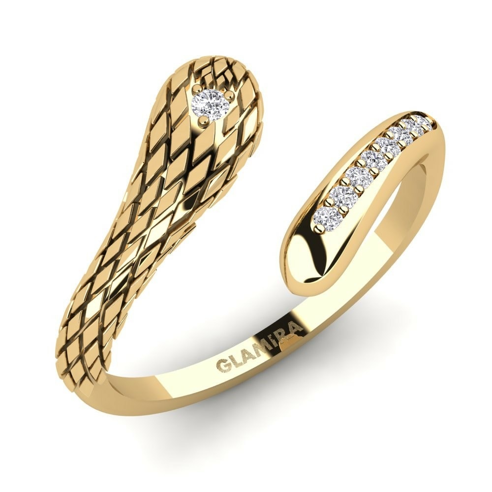 Open Rings Kasetyan 585 Yellow Gold Diamond