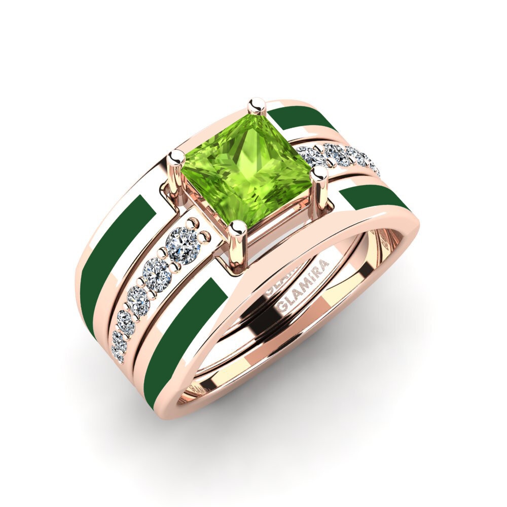 Peridot Ring Andode SET