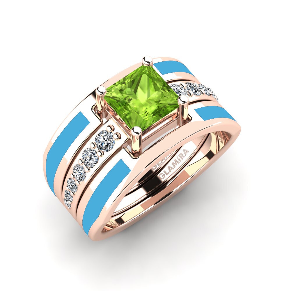 Peridot Ring Andode SET