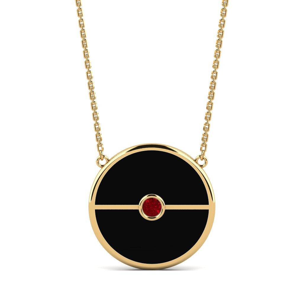 Red Zirconia Women's Necklace Adairia