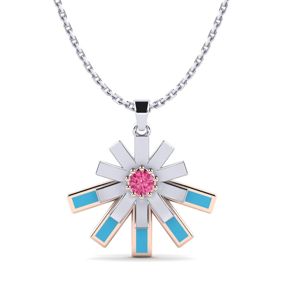 Pink Tourmaline Women's Pendant Aweqrew