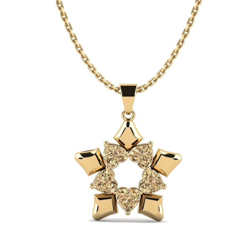 Brown Diamond Women's Pendant Bashankser