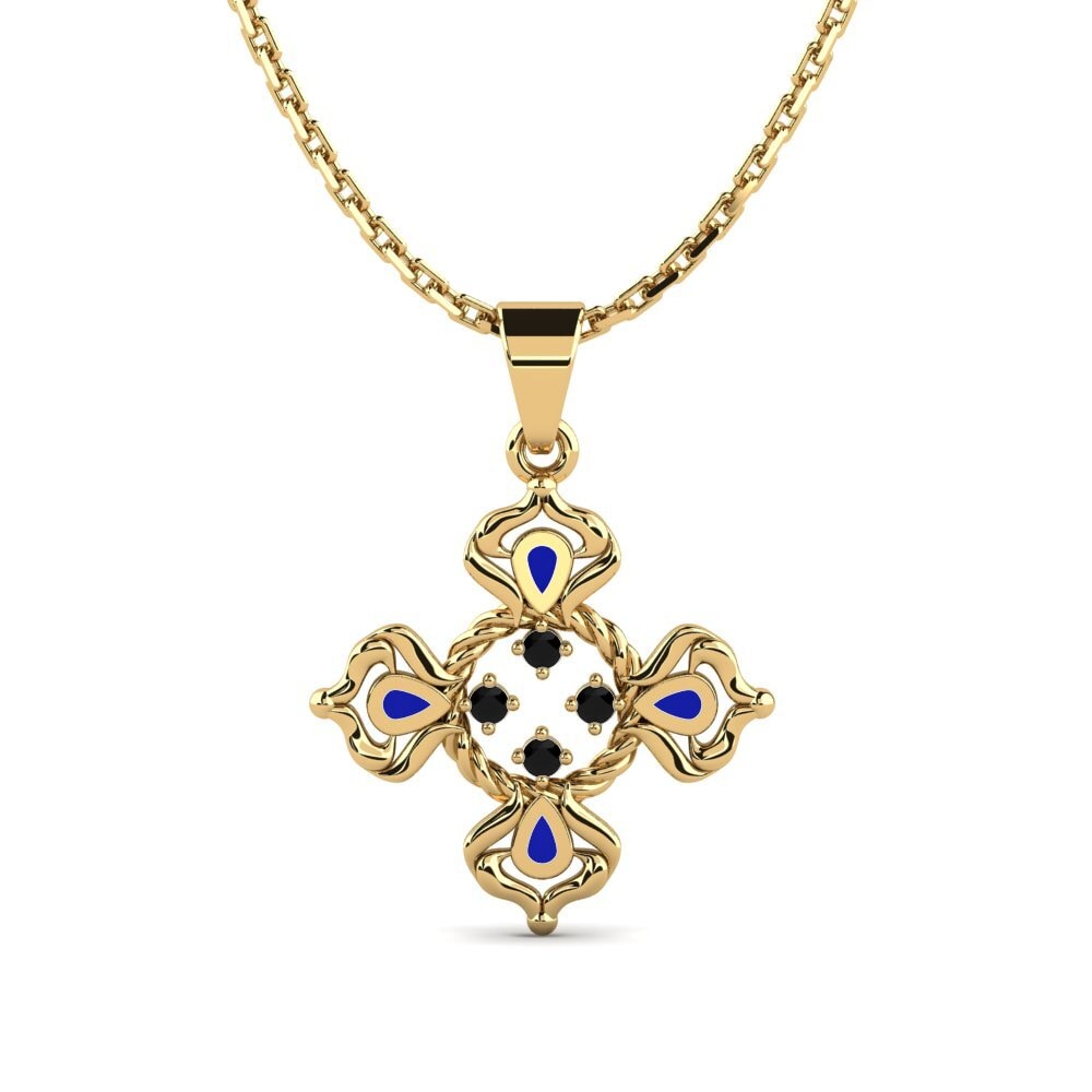 Diamante Negro Colgante de Mujer Birsvantu