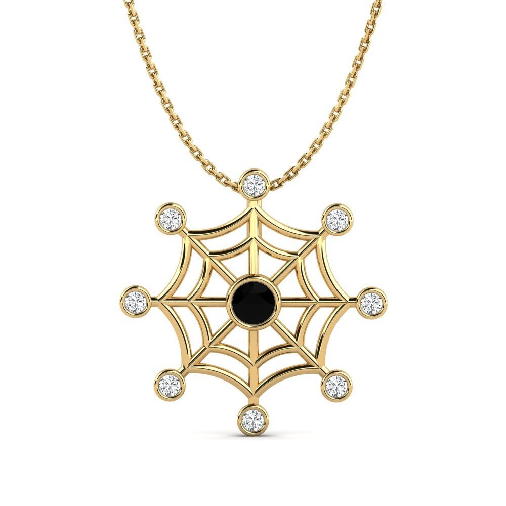 Diamante Negro Colgante de Mujer Buveno