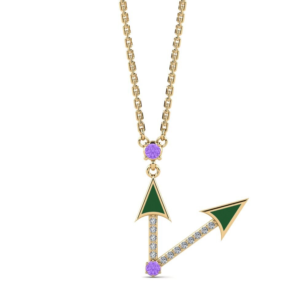 Amethyst Women's Necklace Caird