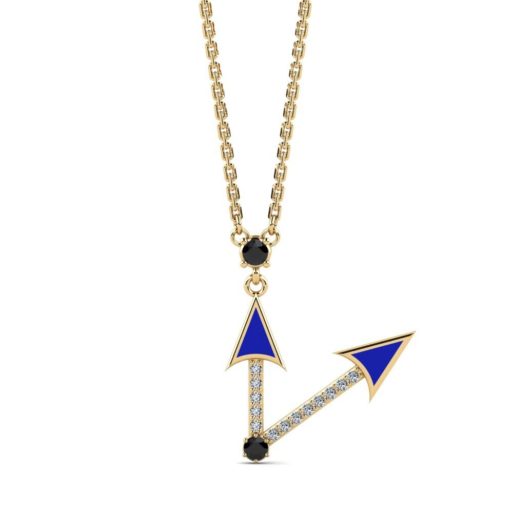Diamante Negro Collar de Mujer Caird