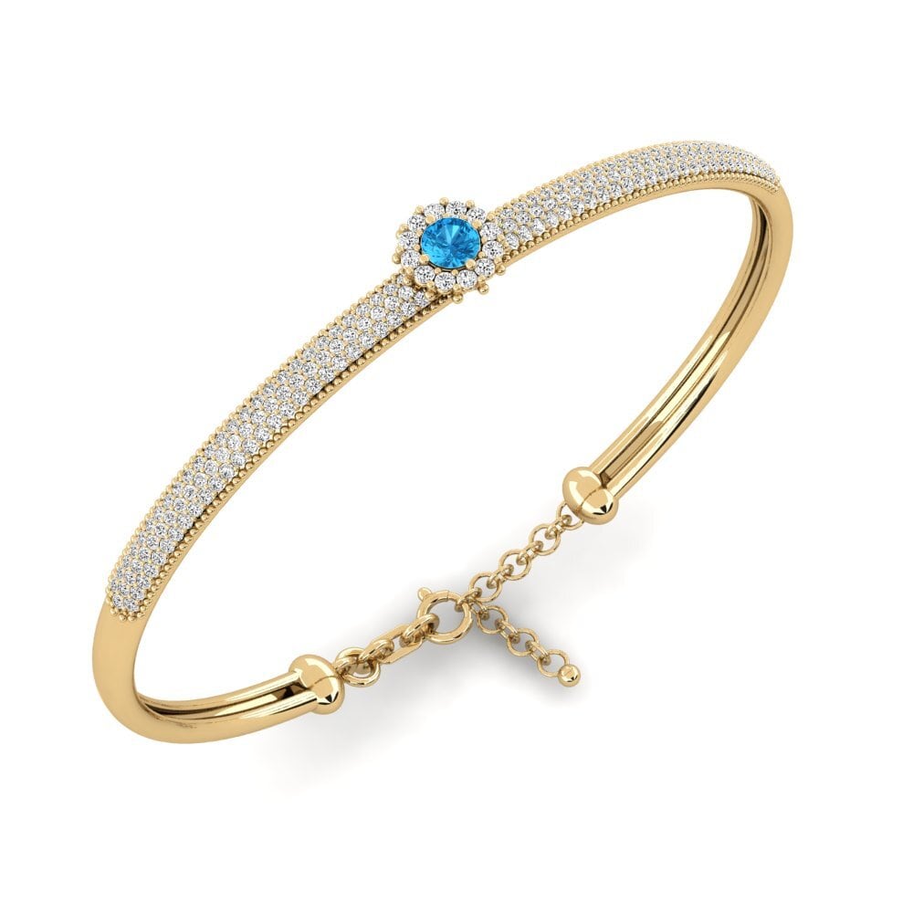 Blue Topaz Women's Bangle Otmentes