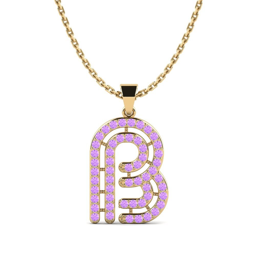 Amethyst Damen anhänger Iribil - B