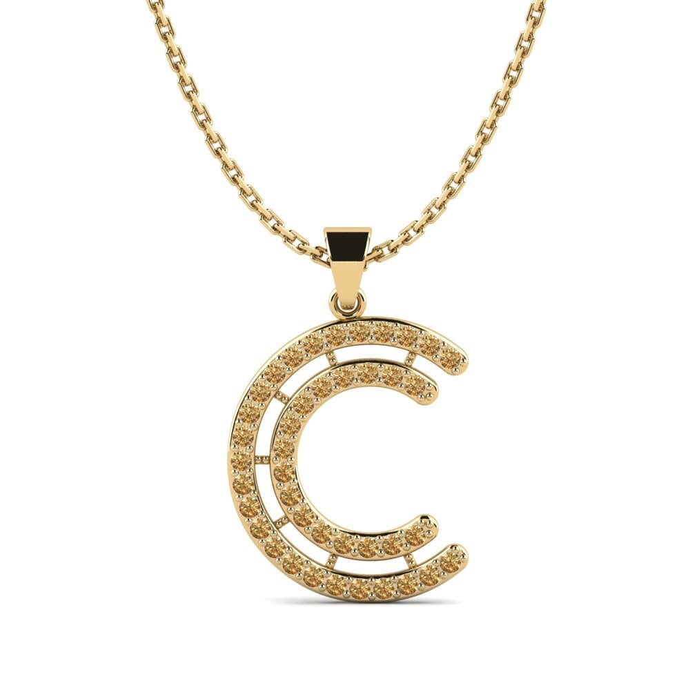 Brauner Diamant Damen anhänger Iribil - C