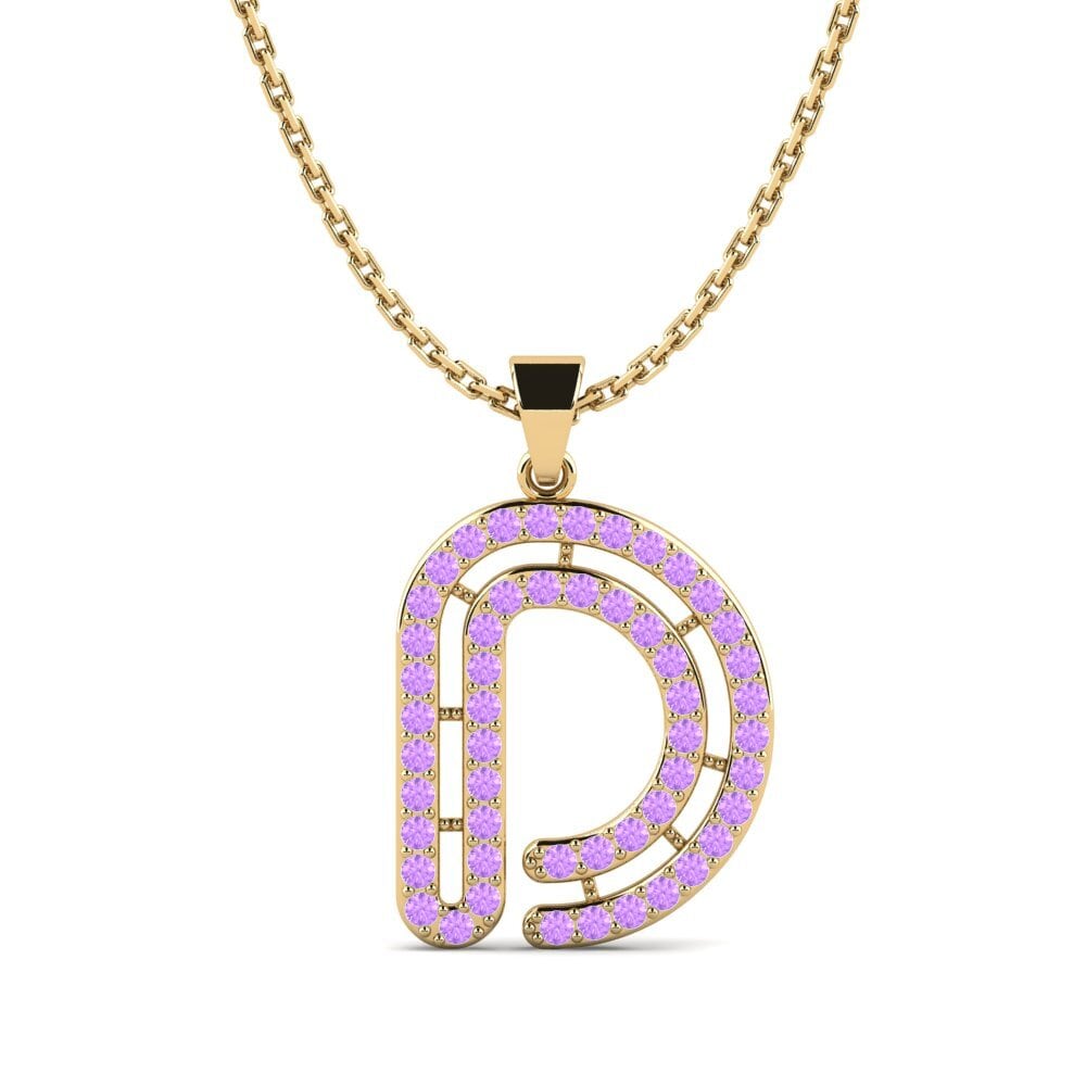 Amethyst Damen anhänger Iribil - D
