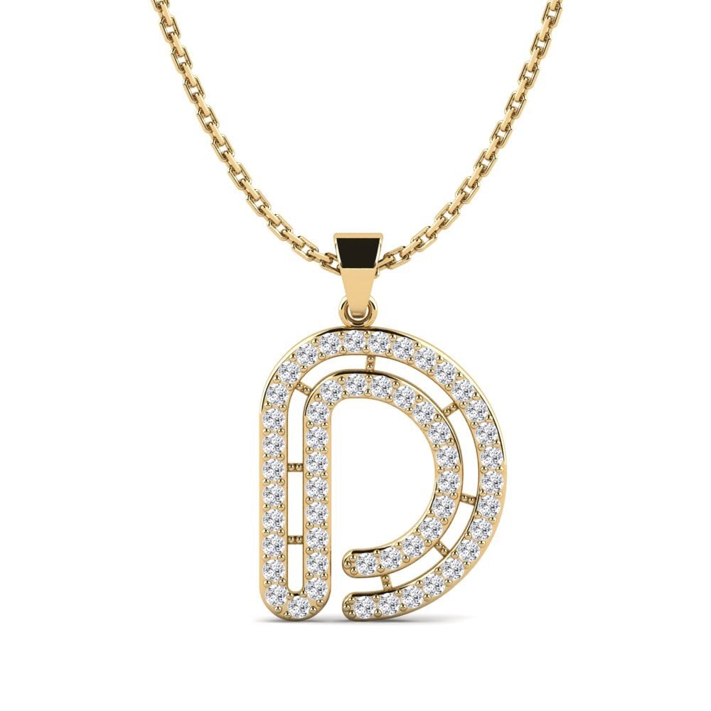 Labor-gezüchteter Diamant Damen anhänger Iribil - D