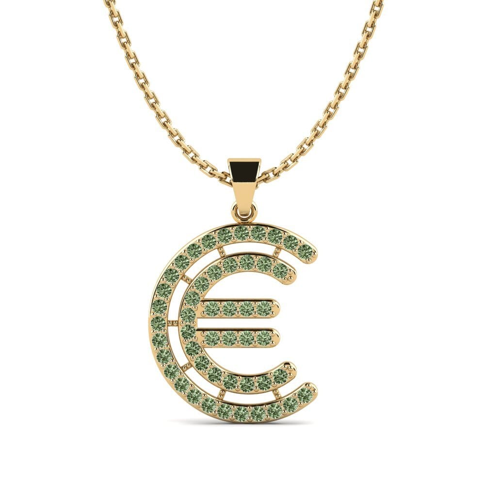 Grüner Diamant Damen anhänger Iribil - E