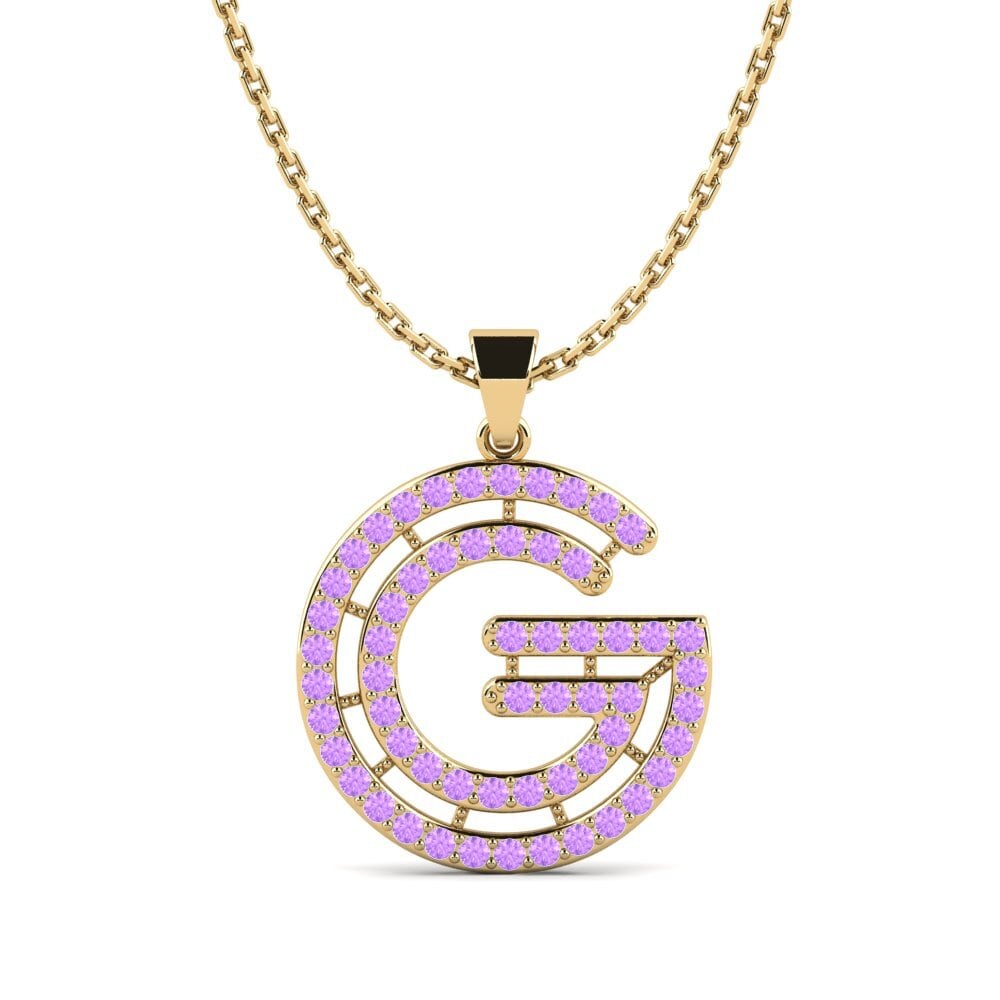 Amethyst Damen anhänger Iribil - G