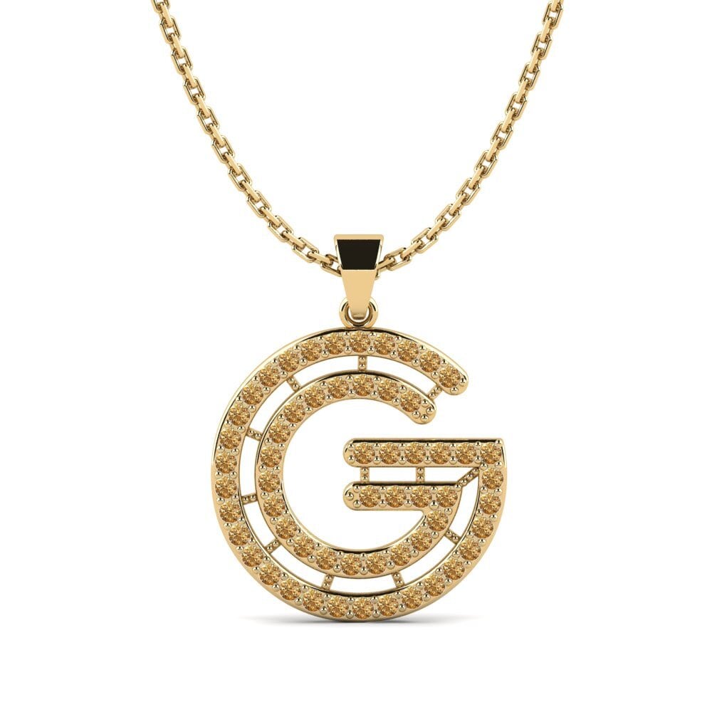 Brauner Diamant Damen anhänger Iribil - G