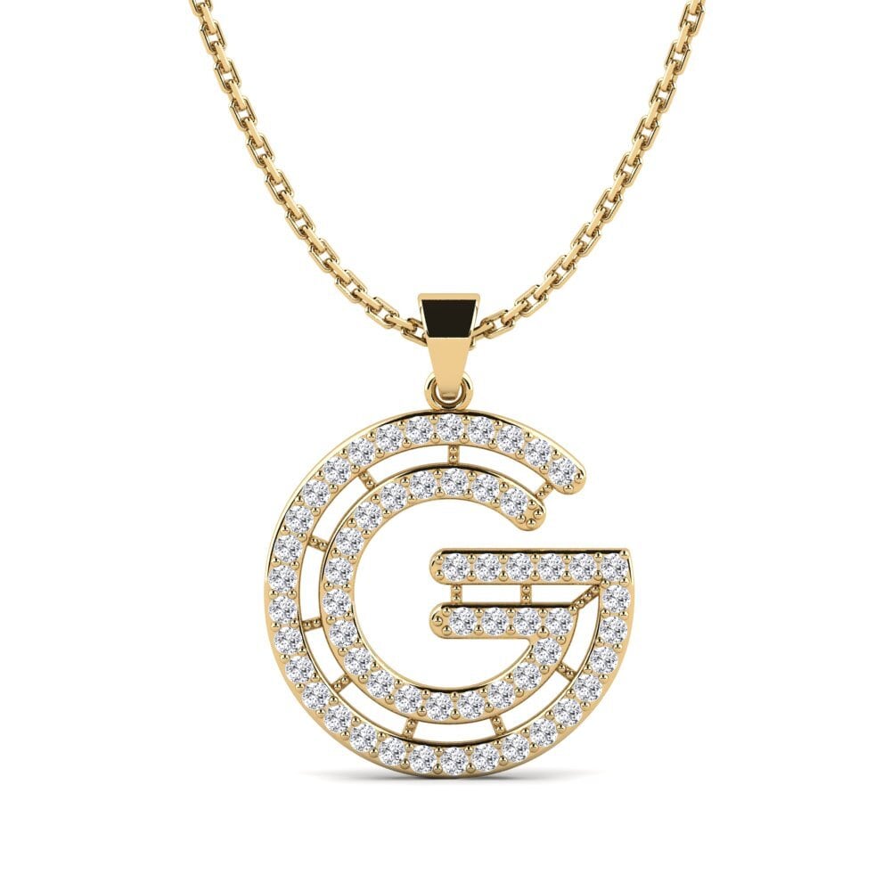 Diamant Damen anhänger Iribil - G