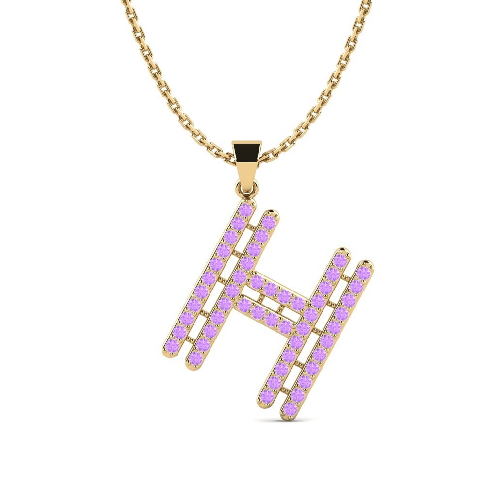 Amethyst Damen anhänger Iribil - H