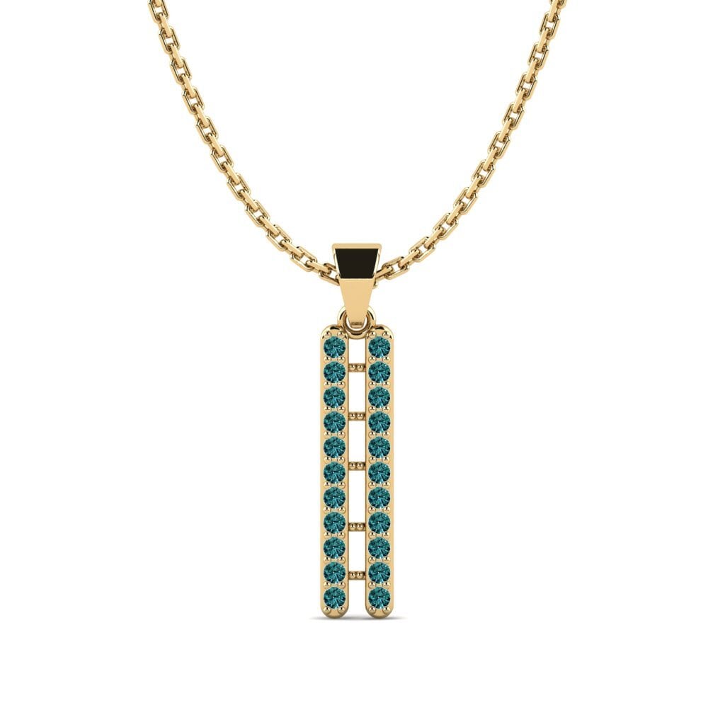 Blauer Diamant Damen anhänger Iribil - I