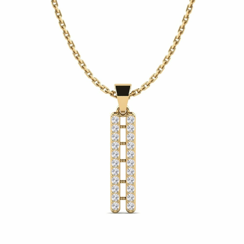 Diamant Damen anhänger Iribil - I