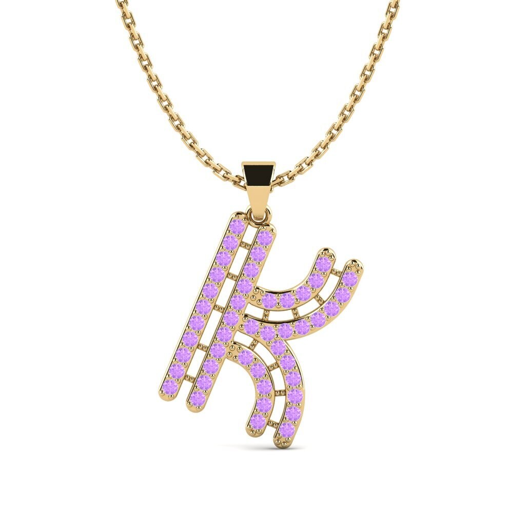 Amethyst Damen anhänger Iribil - K