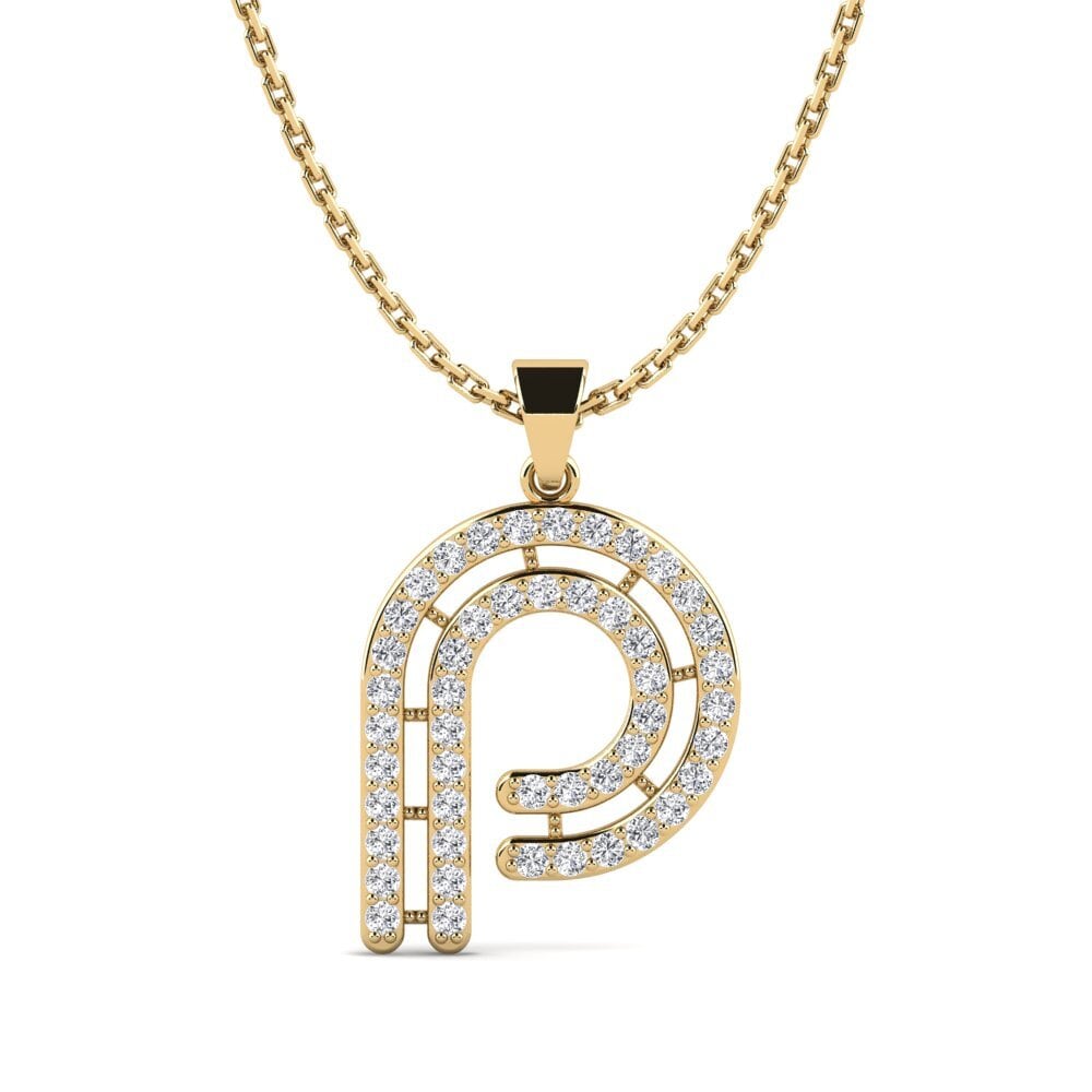 Labor-gezüchteter Diamant Damen anhänger Iribil - P