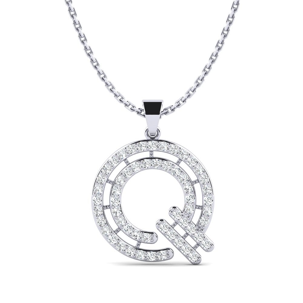 Weißgold 750 Damen anhänger Iribil - Q