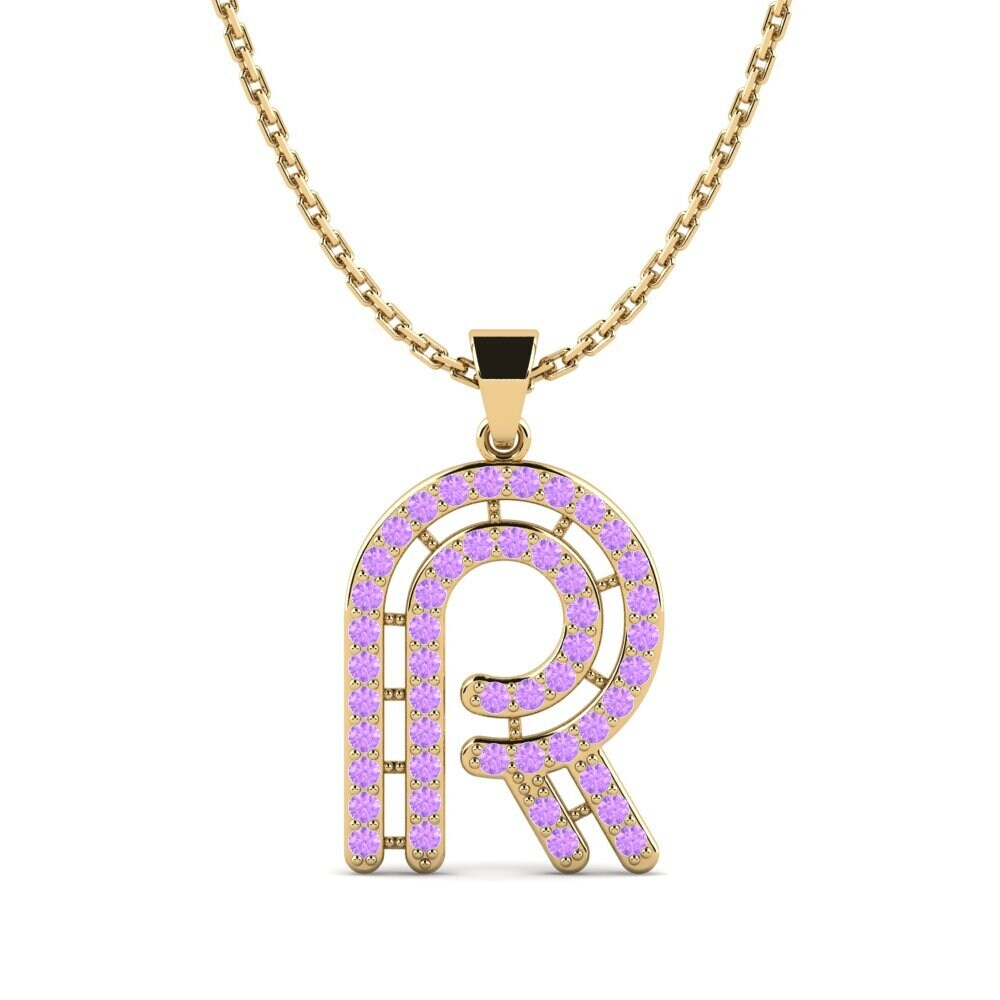 Amethyst Damen anhänger Iribil - R