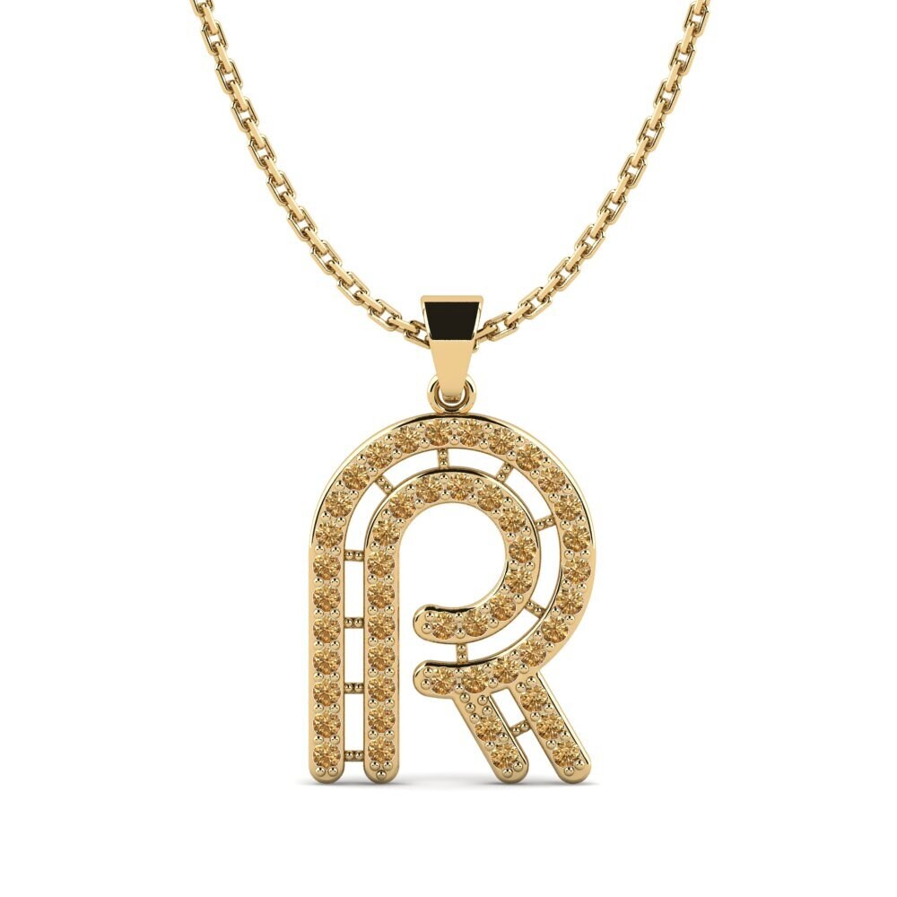 Brauner Diamant Damen anhänger Iribil - R