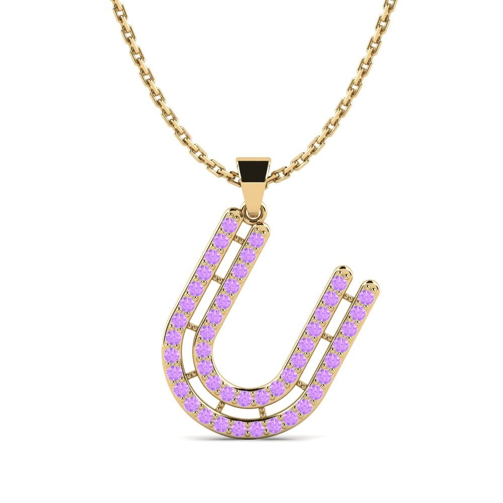 Amethyst Damen anhänger Iribil - U