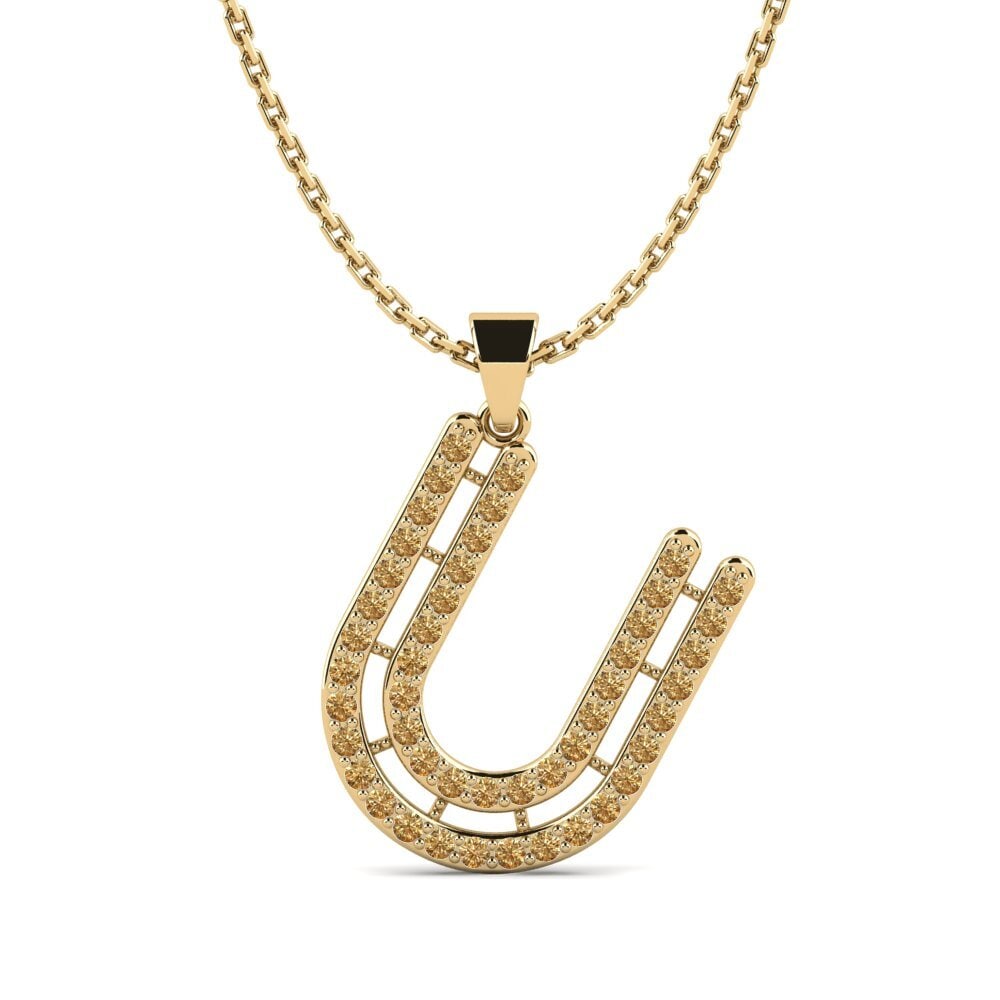 Brauner Diamant Damen anhänger Iribil - U