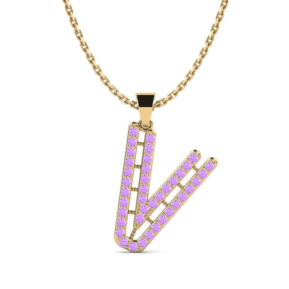 Amethyst Damen anhänger Iribil - V