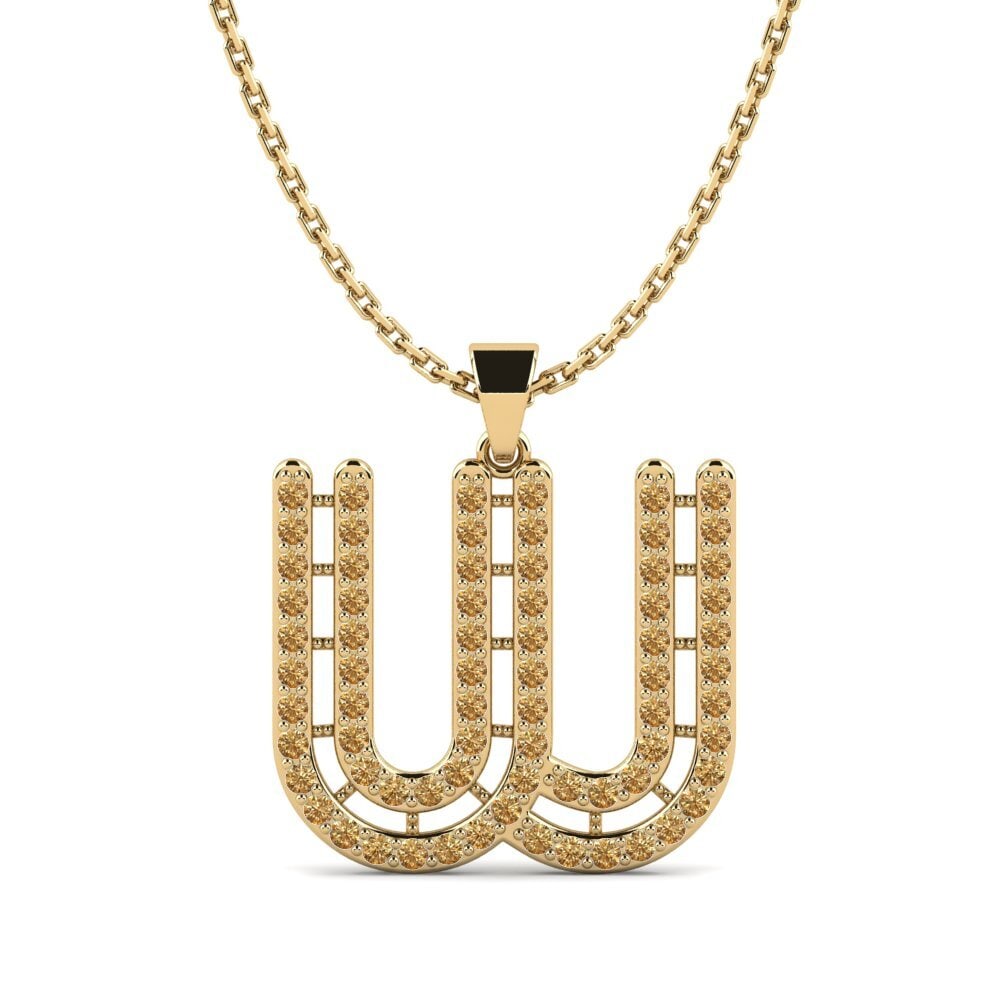 Brauner Diamant Damen anhänger Iribil - W
