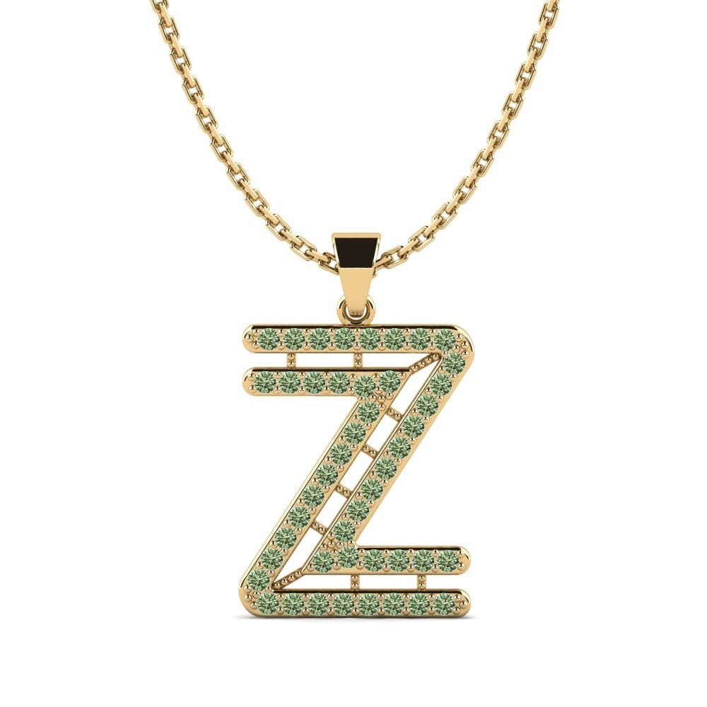 Grüner Diamant Damen anhänger Iribil - Z