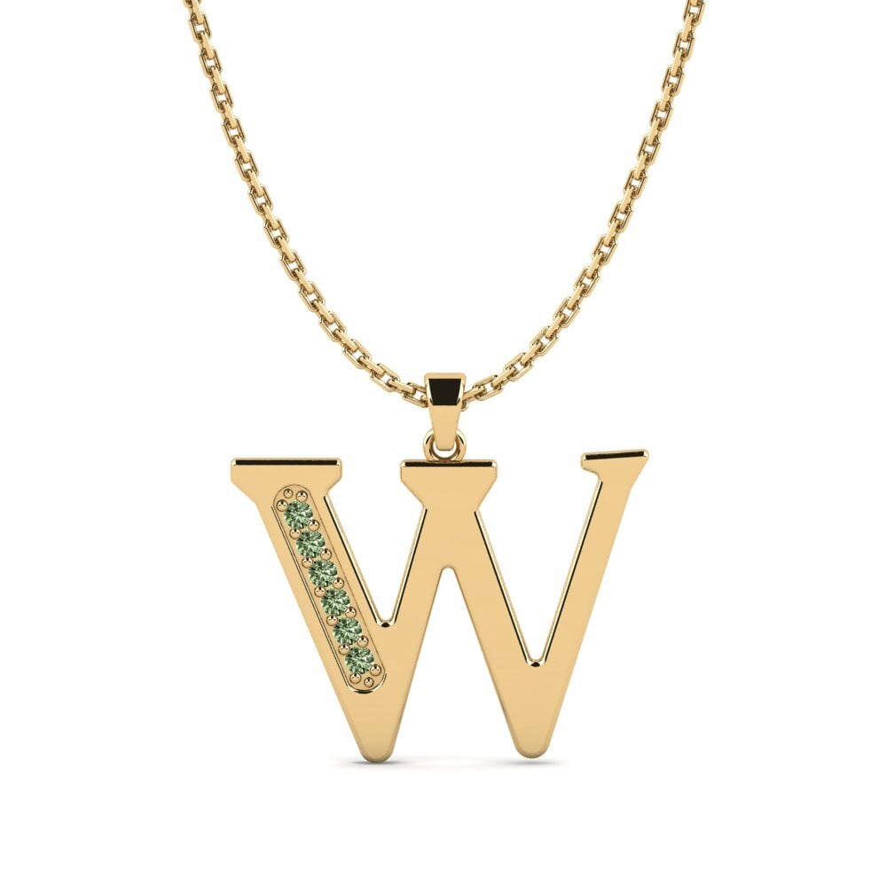 Green Diamond Women's Pendant Lata - W