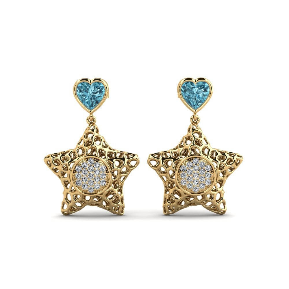 Blue Zircon Women's Earring Eiregnaro