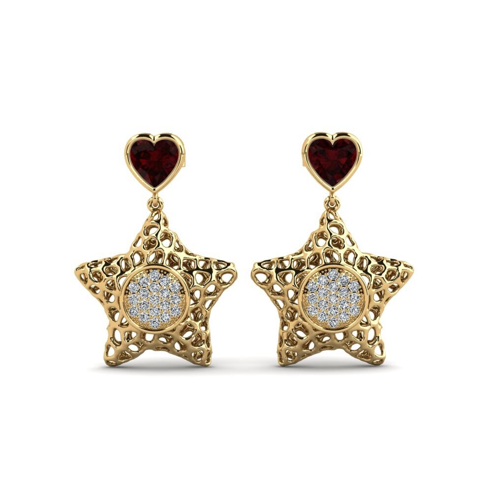 Garnet Women's Earring Eiregnaro