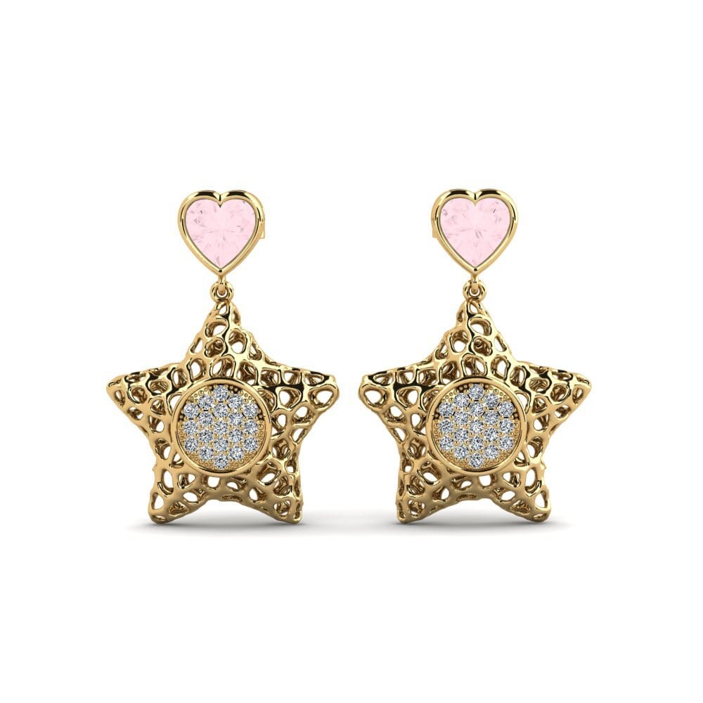 Rose Quartz Women's Earring Eiregnaro