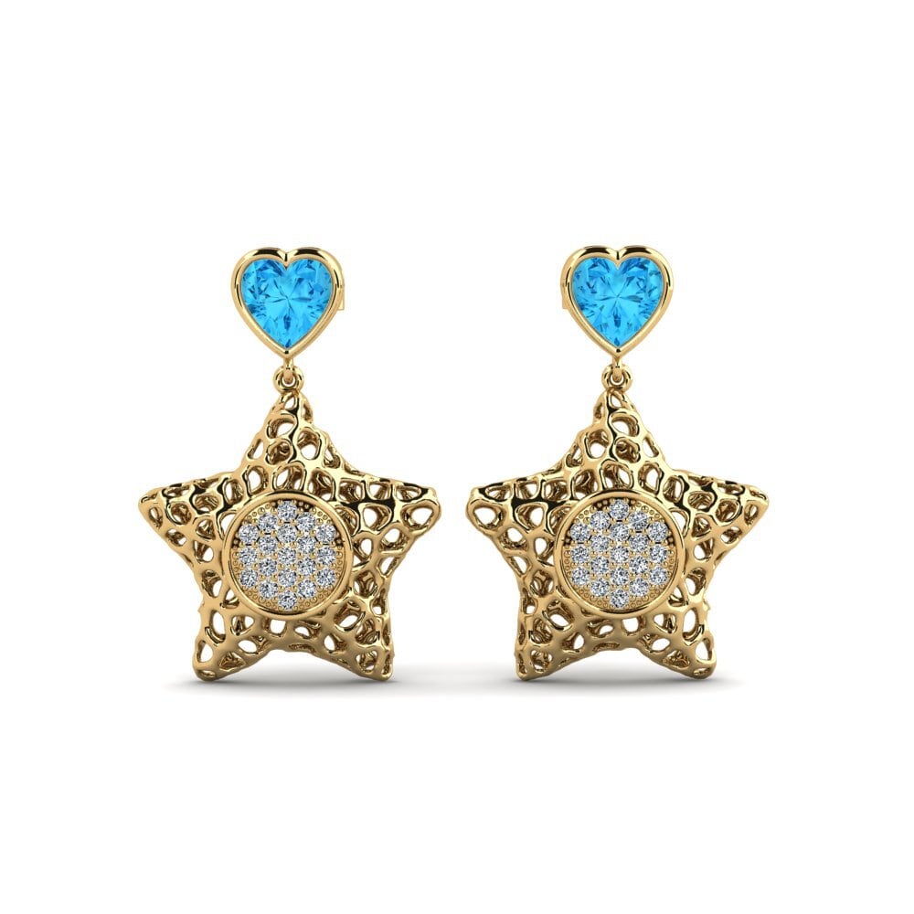 Blue Topaz Women's Earring Eiregnaro