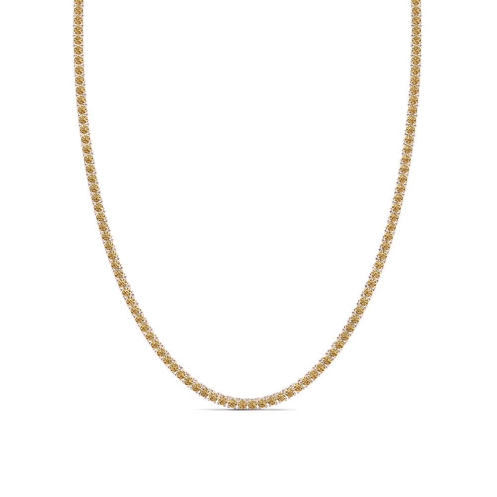 Rotgold 585 Brauner Diamant Herren-Halskette Lobris - 2.50 mm