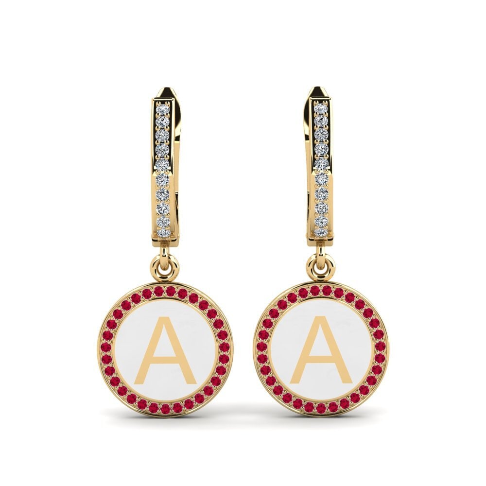 Ruby Women's Earring Elmolt - A